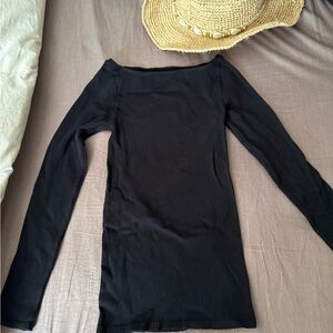 Brand New Intimately by Free People Top-black,ribbed,xs/s